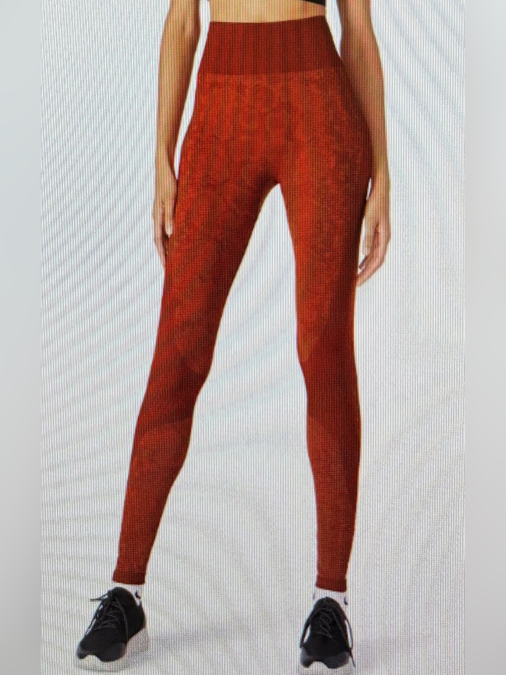 Varley Ardmore Base Layer Animal Print Women L/XL Thermal Tights Snow Stretchy‎